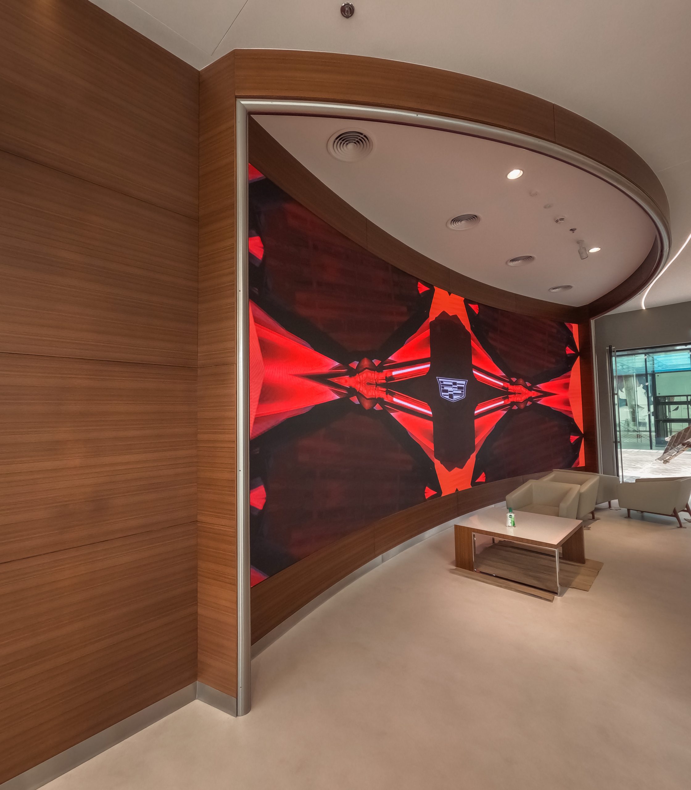 Cadillac Showroom — Automotive interior design & fit-out project in Dubai by Idyllic Interiors