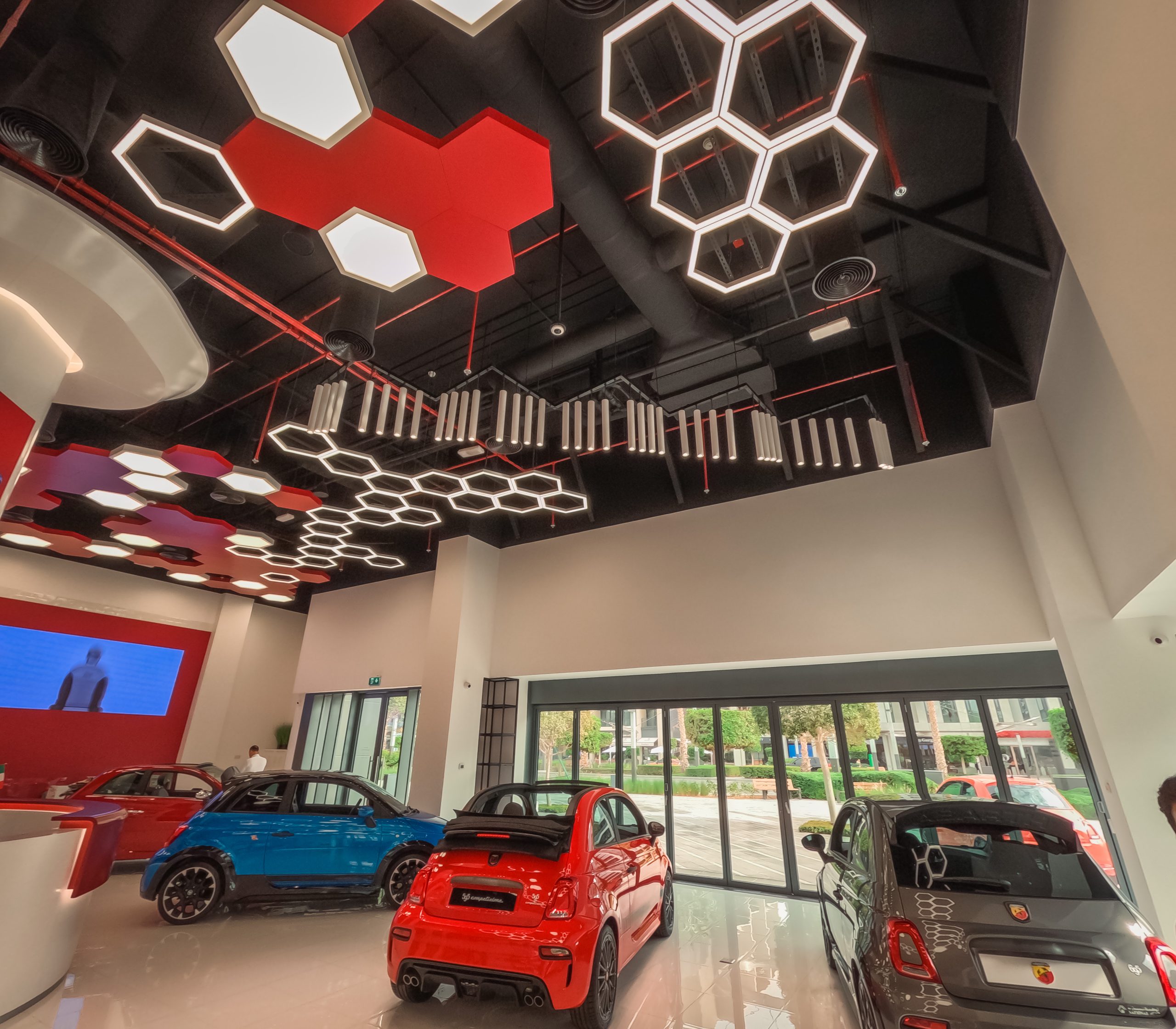 FIAT Showroom — Automotive interior design & fit-out project in Dubai by Idyllic Interiors